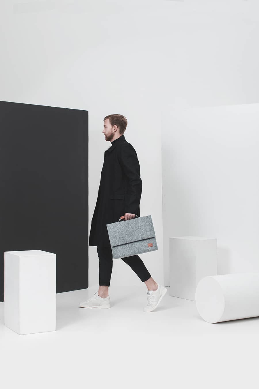 Grey Briefcase for Everyday Professional Style