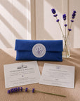 Namaste Embroidered Linen and Lavender Eye Pillow
