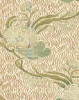 Nouveau Blossom - Gold - Wallpaper
