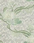Nouveau Blossom - Verte - Wallpaper