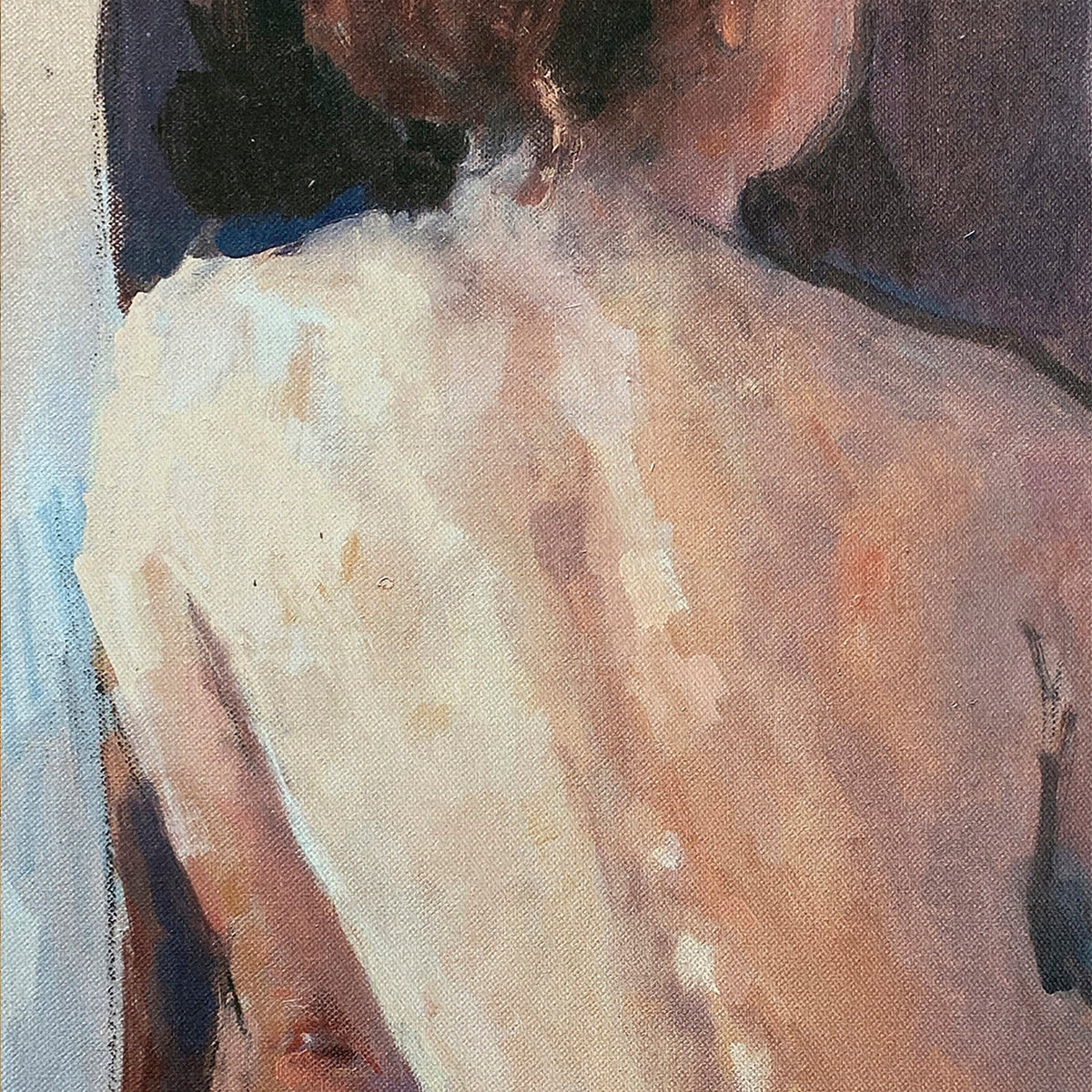 Nude I Framed Canvas Print