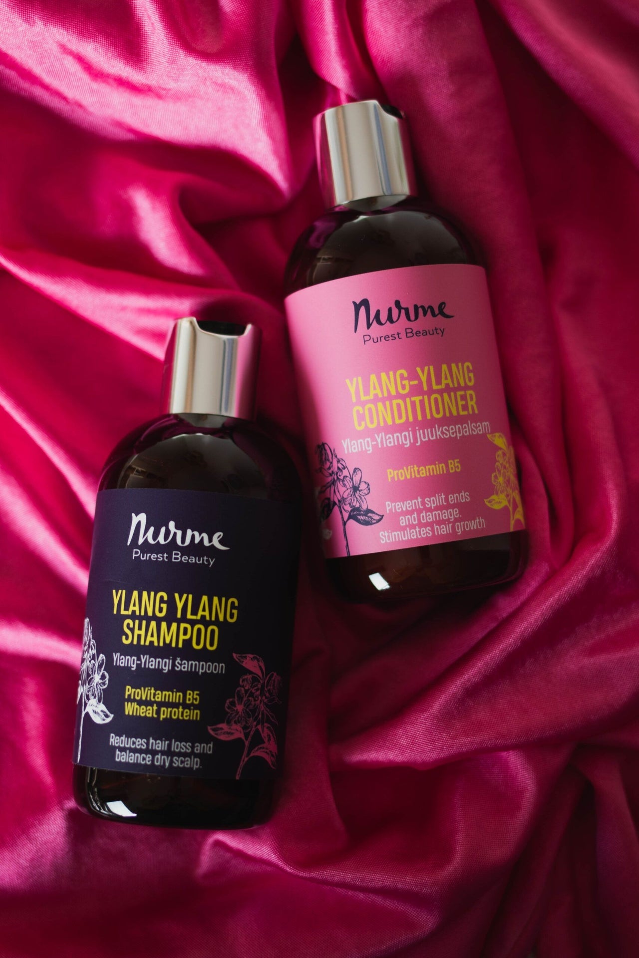 Natural Ylang-Ylang Hair Care Set – Eco-Friendly & Revitalizing by Nurme at www.brixbailey.com