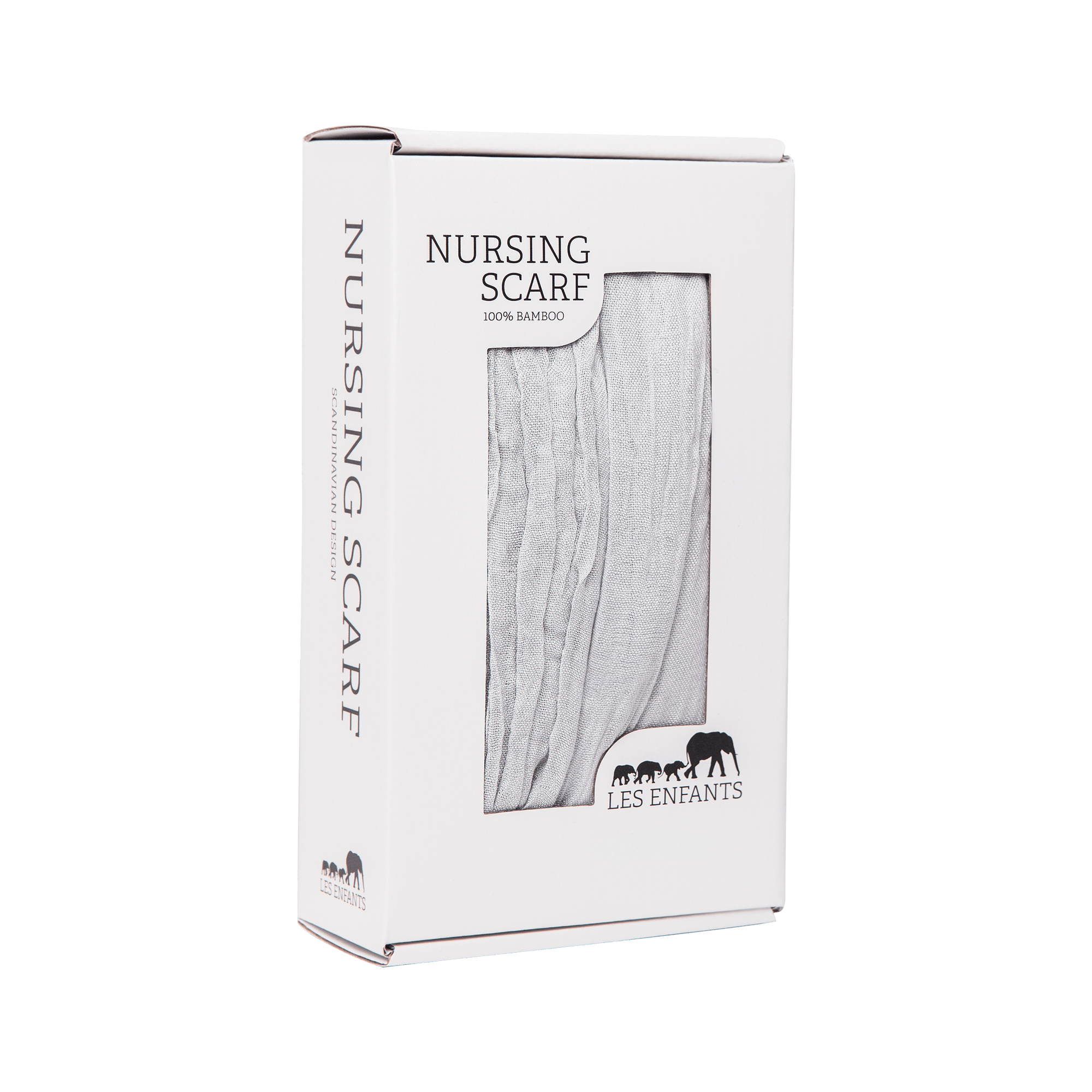 Nursing Scarf/Poncho - Grey-0