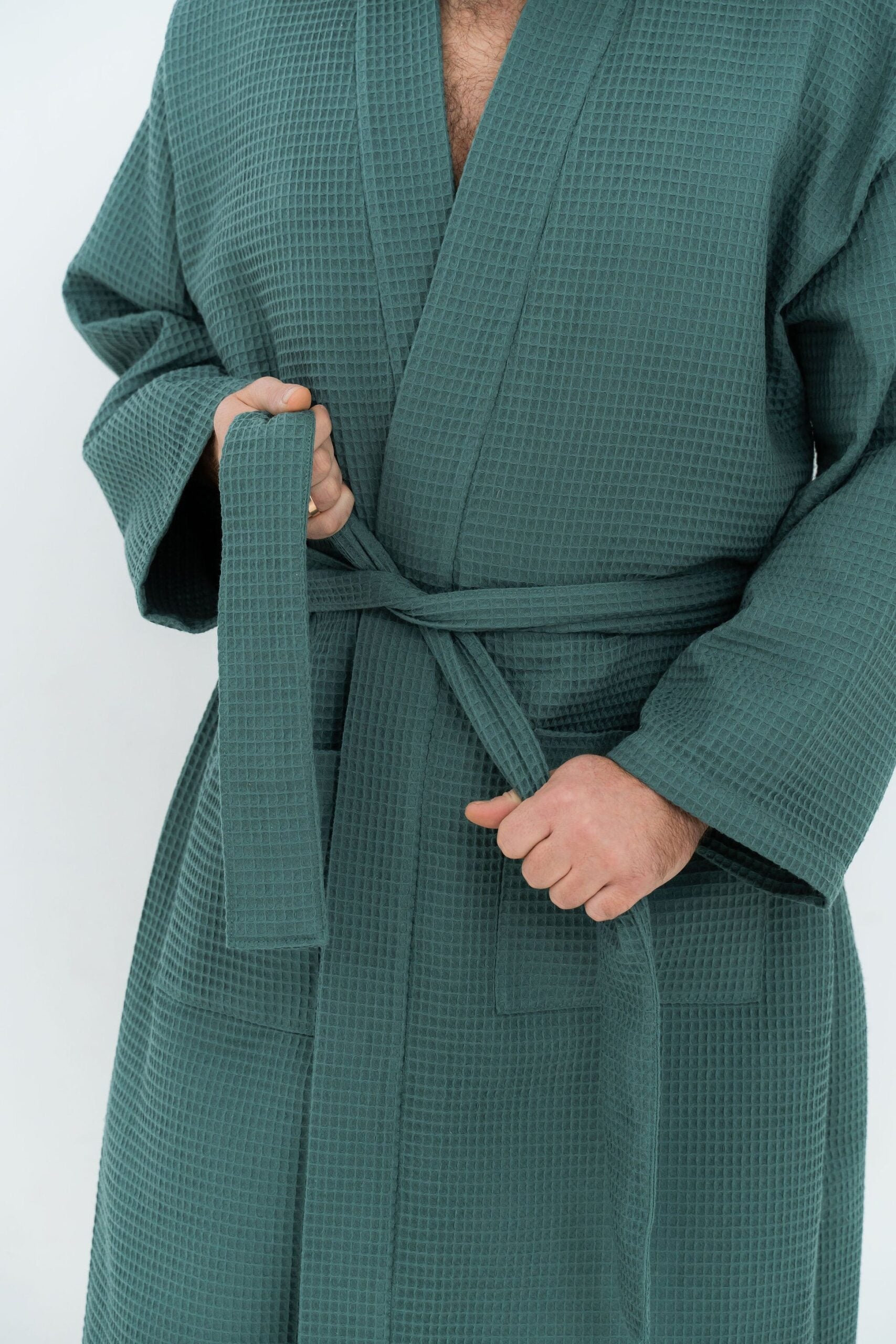 Waffle Cotton Robe for Men