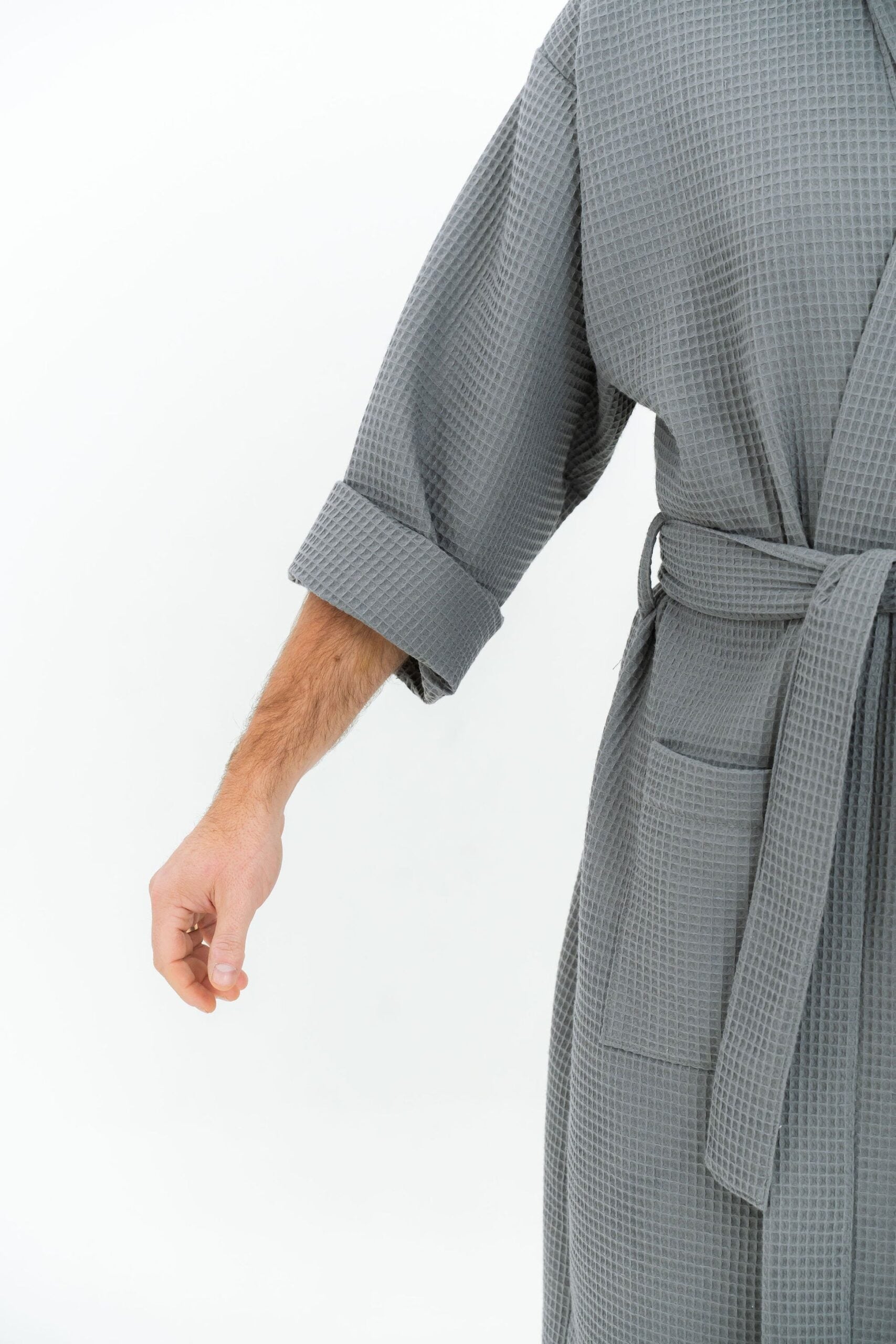 Waffle Cotton Robe for Men