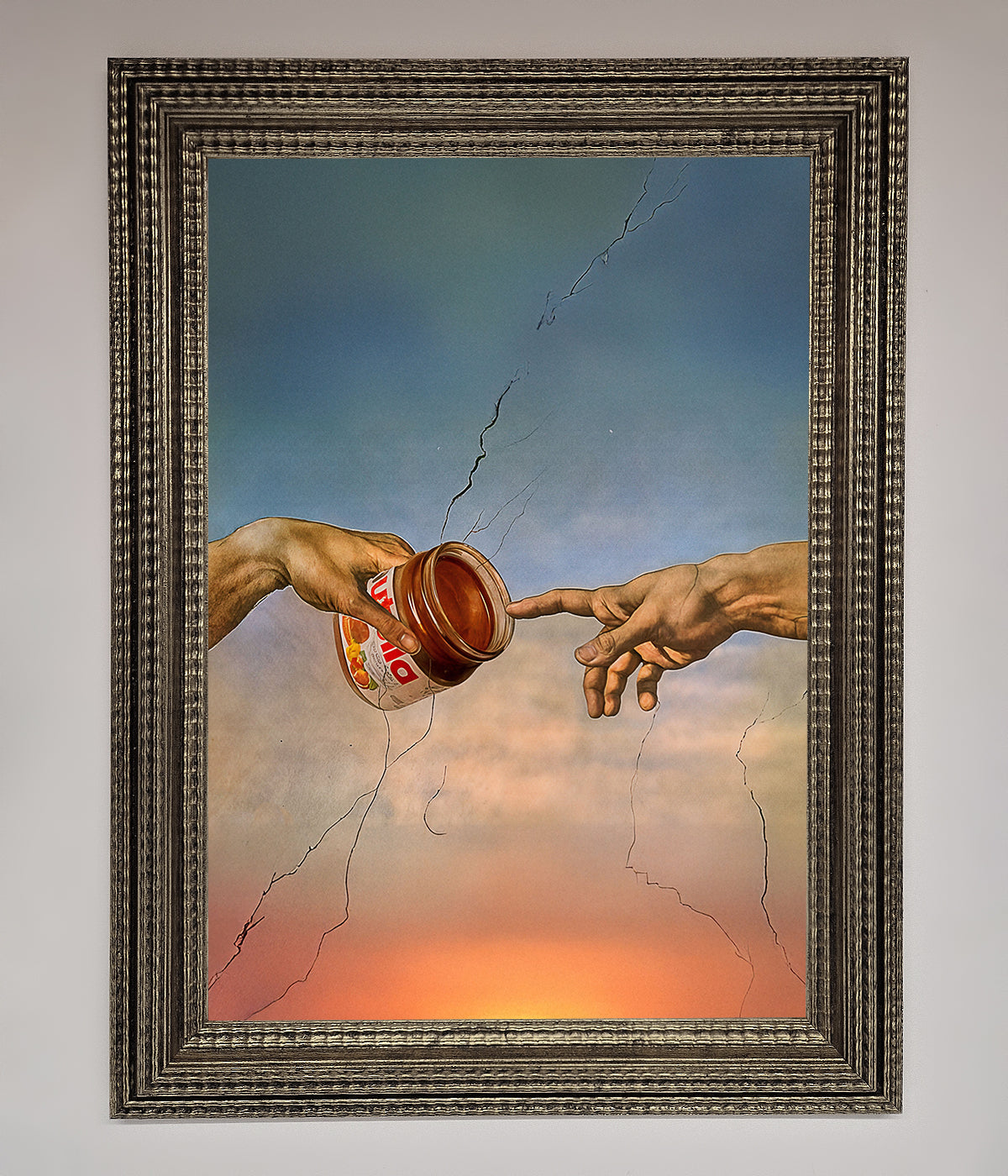 Nutella Of Creation Framed Poster, luxury vibrant art print, stylish home decor, trending best-selling masterpiece by Zestio at brixbailey.com