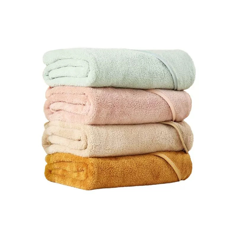 Square Baby Bath Towel - Soft Polyester Cotton Blend for Newborns 0-12 Months - Model FW01 by Baby Lamby at brixbailey.com