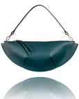 Ocean Blue Olivia Leather Handbag