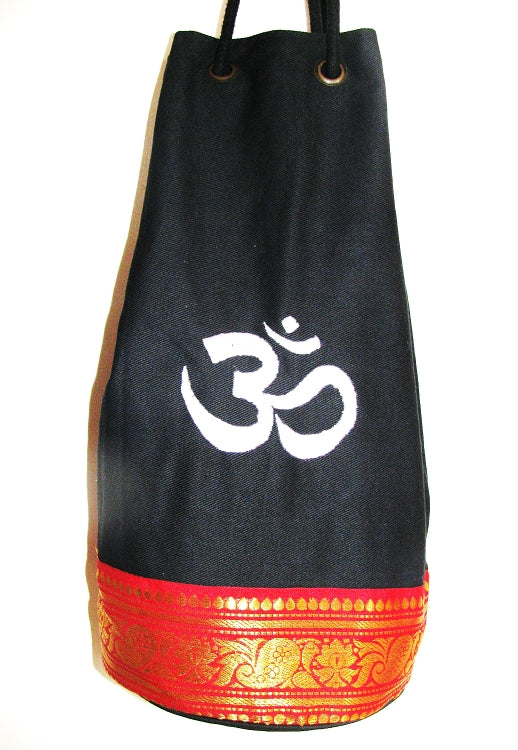 OMSutra Kids OM Yoga Mat Bag with Saree Lace-2