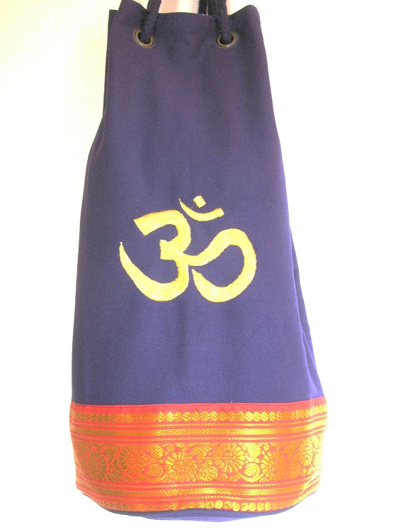 OMSutra Kids OM Yoga Mat Bag with Saree Lace-3