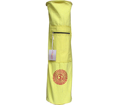 Yoga Mat Duffel Bag with Embroidered OM Design
