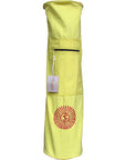 Yoga Mat Duffel Bag with Embroidered OM Design