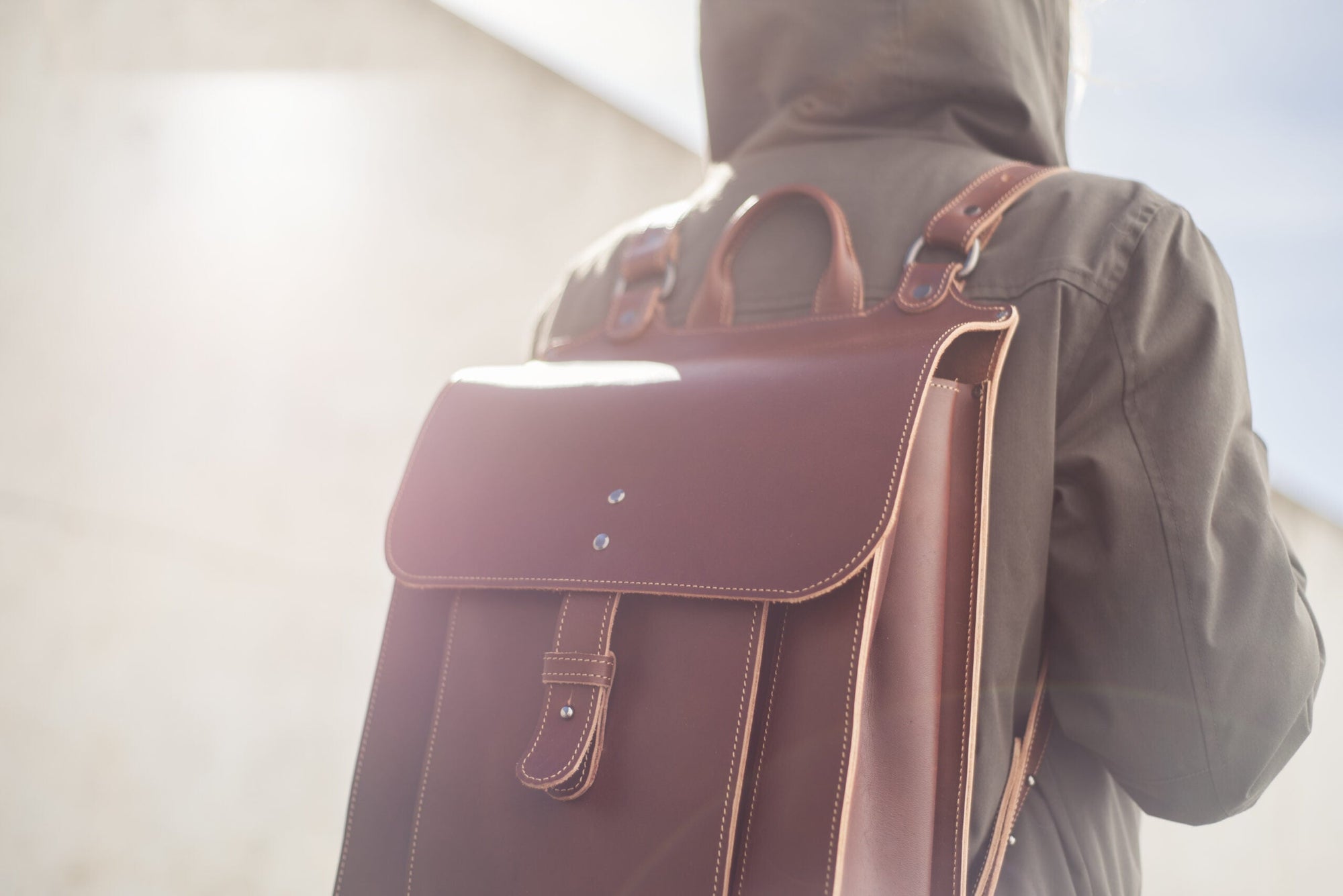 The Great Rucksack – Versatile Leather Bag for Work &amp; Travel by Craftory at brixbailey.com
