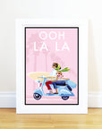 Ooh La La Vintage Style Retro Quote Poster Print