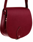 Handmade Leather Saddle Bag - Oxblood