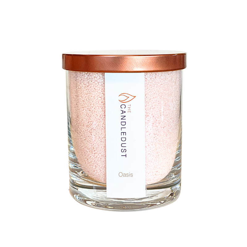 Elegant Candledust Scented Candle – Rose Gold Lid &amp; Vegan by Candledust at www.brixbailey.com
