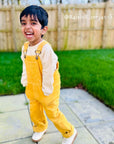 Ochre Chunky Cord Dungarees