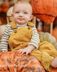 Ochre Chunky Cord Dungarees