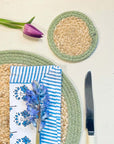 Seagrass Coasters - Olive (set of 4)