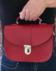 Olympia Handmade Leather Bag - Red