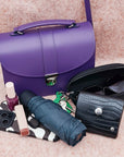 Olympia Handmade Leather Bag - Purple