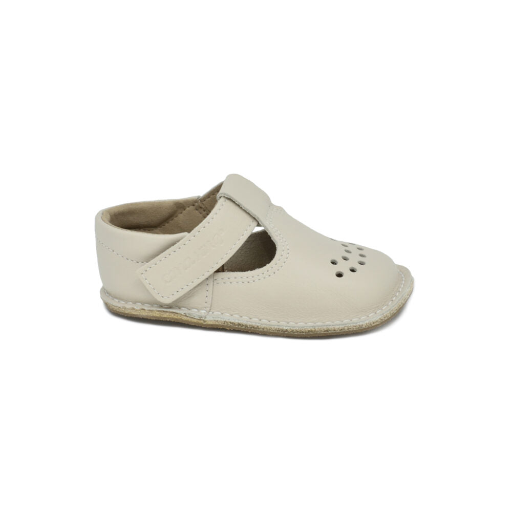 Leather Kids&#39; Shoes Lusti - Natural White