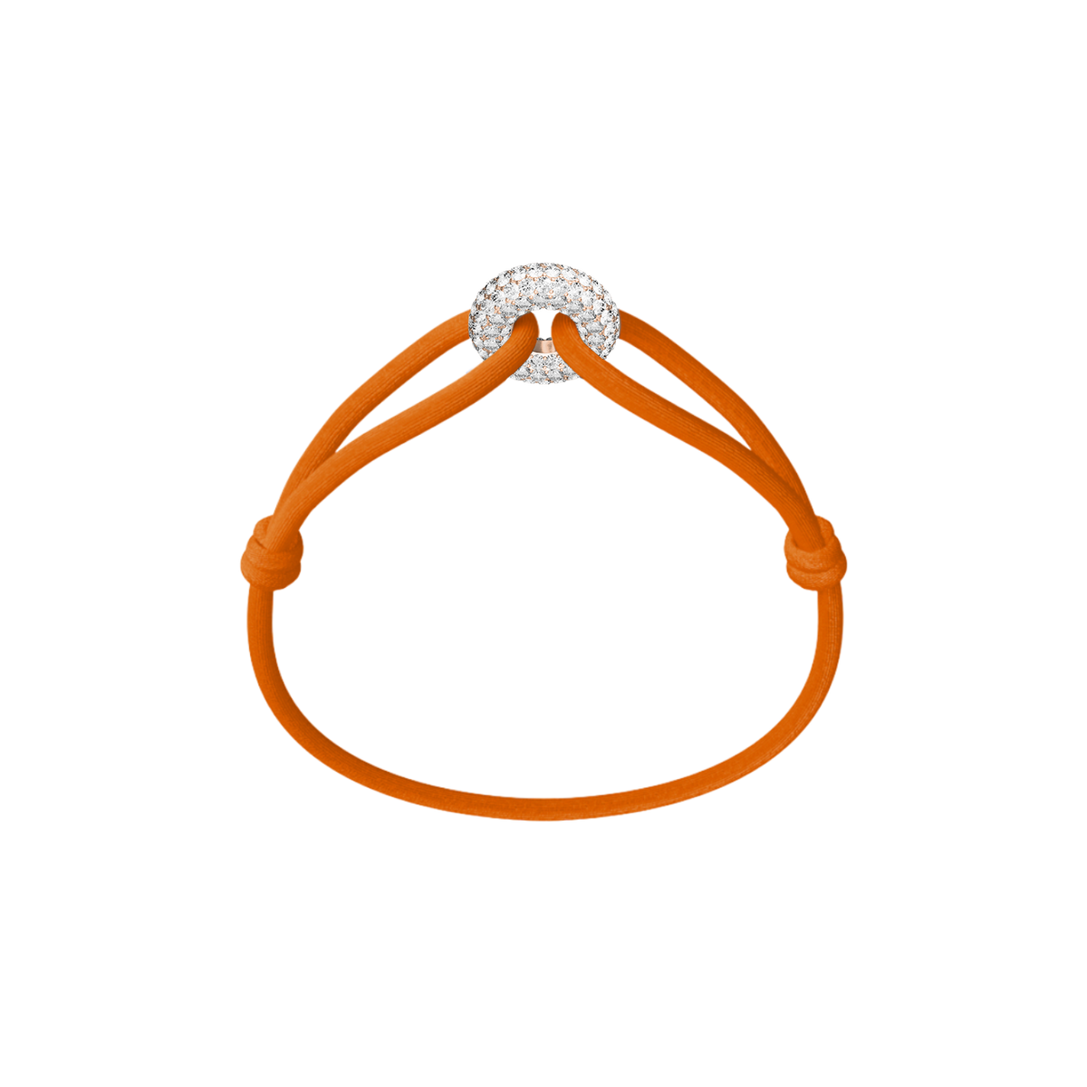 Rose Soho Pavé Cord Bracelet