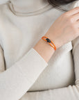 Carbon Regent Cord Bracelet