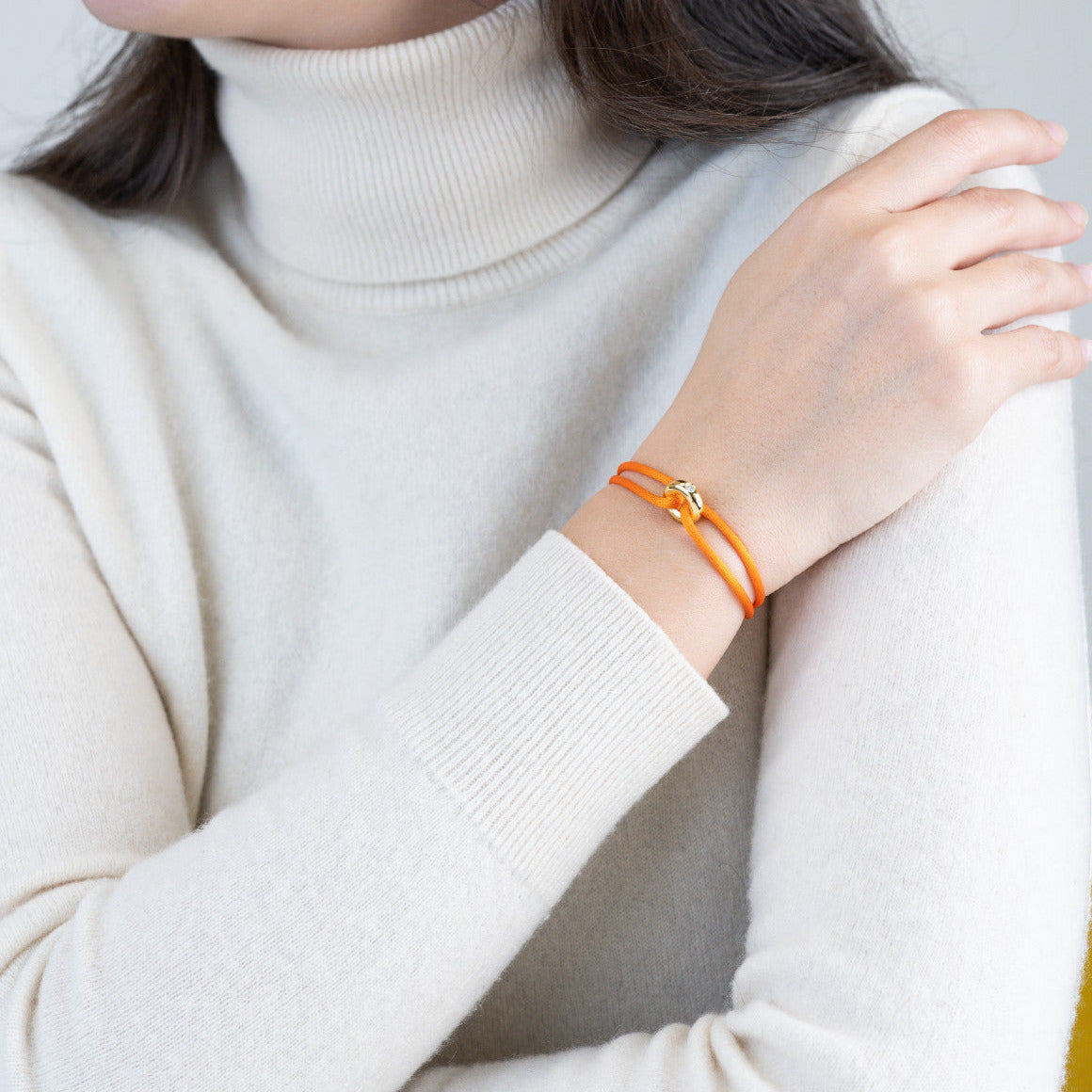 Golden Soho Diamond Cord Bracelet
