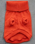 Lava Orange British Wool Dog Jumper