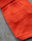 Lava Orange British Wool Dog Jumper