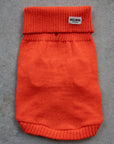 Lava Orange British Wool Dog Jumper