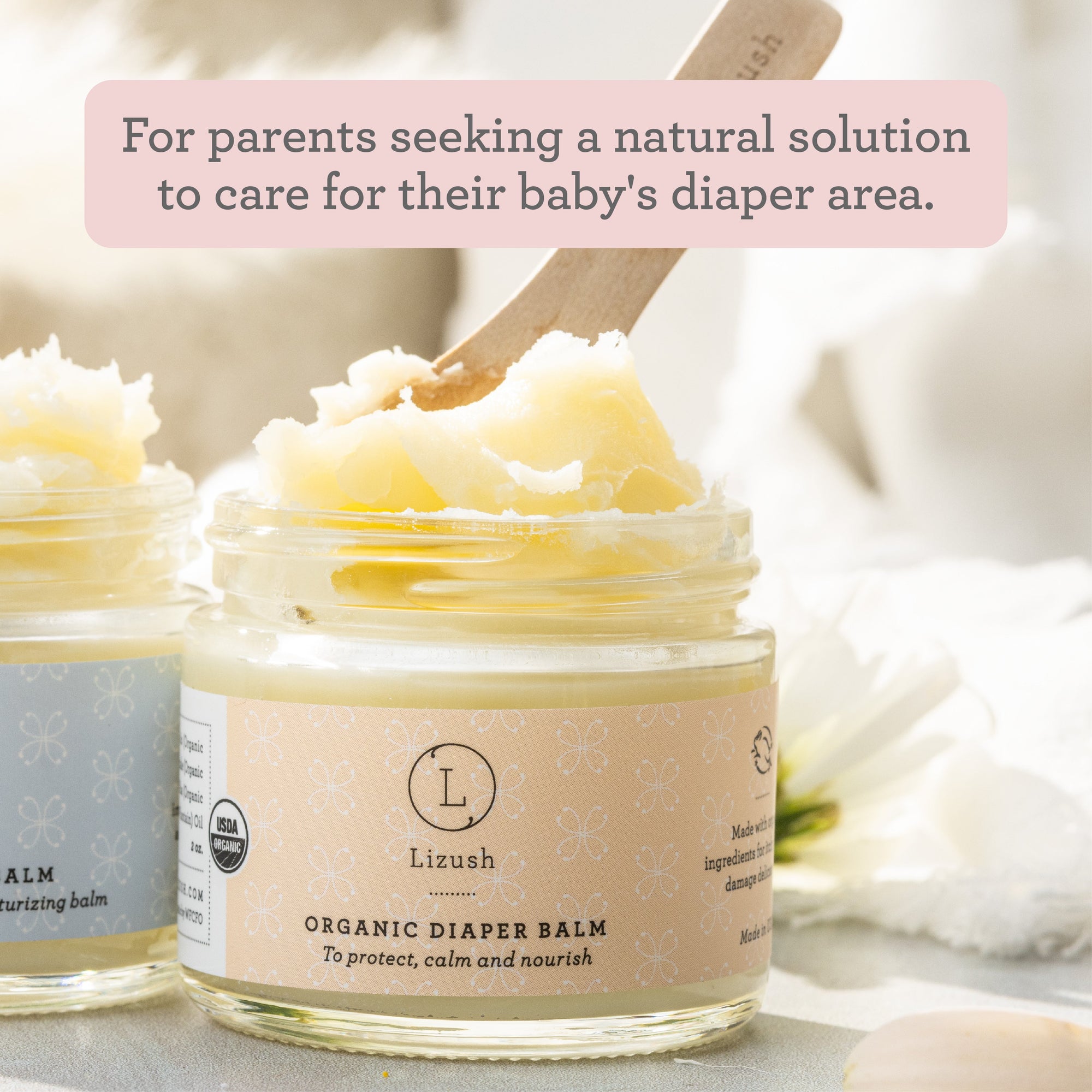 ORGANIC DIAPER BALM To protect, calm and nourish-2