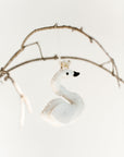 Swan Princess Felt Ornament-0