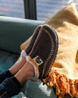 Ossa Low Women's Slipper in Chocolate and Cream