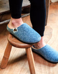 Outback Women's Slipper in Grey and Curry