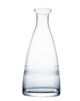 A Crystal Table Carafe with Ovals Design