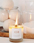 ENGLISH LAVENDER AND WHITE LINEN CANDLE (FLORAL COLLECTION)