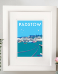 Padstow Vintage Travel Poster Print