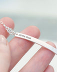 Personalised Silver Birthstone Swarovski Crystal Bracelet