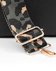 Personalised Luxury Crossbody Bag in Black