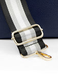 Personalised Luxury Crossbody Bag in Navy