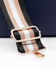 Personalised Luxury Crossbody Bag in Navy