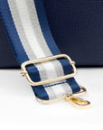 Personalised Luxury Crossbody Bag in Navy