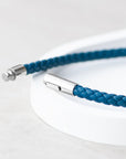 Personalised Men's Celtic Trinity Capsule Leather Bracelet