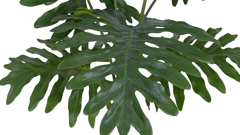 3' Faux Tropical House Plant, Potted Philodendron