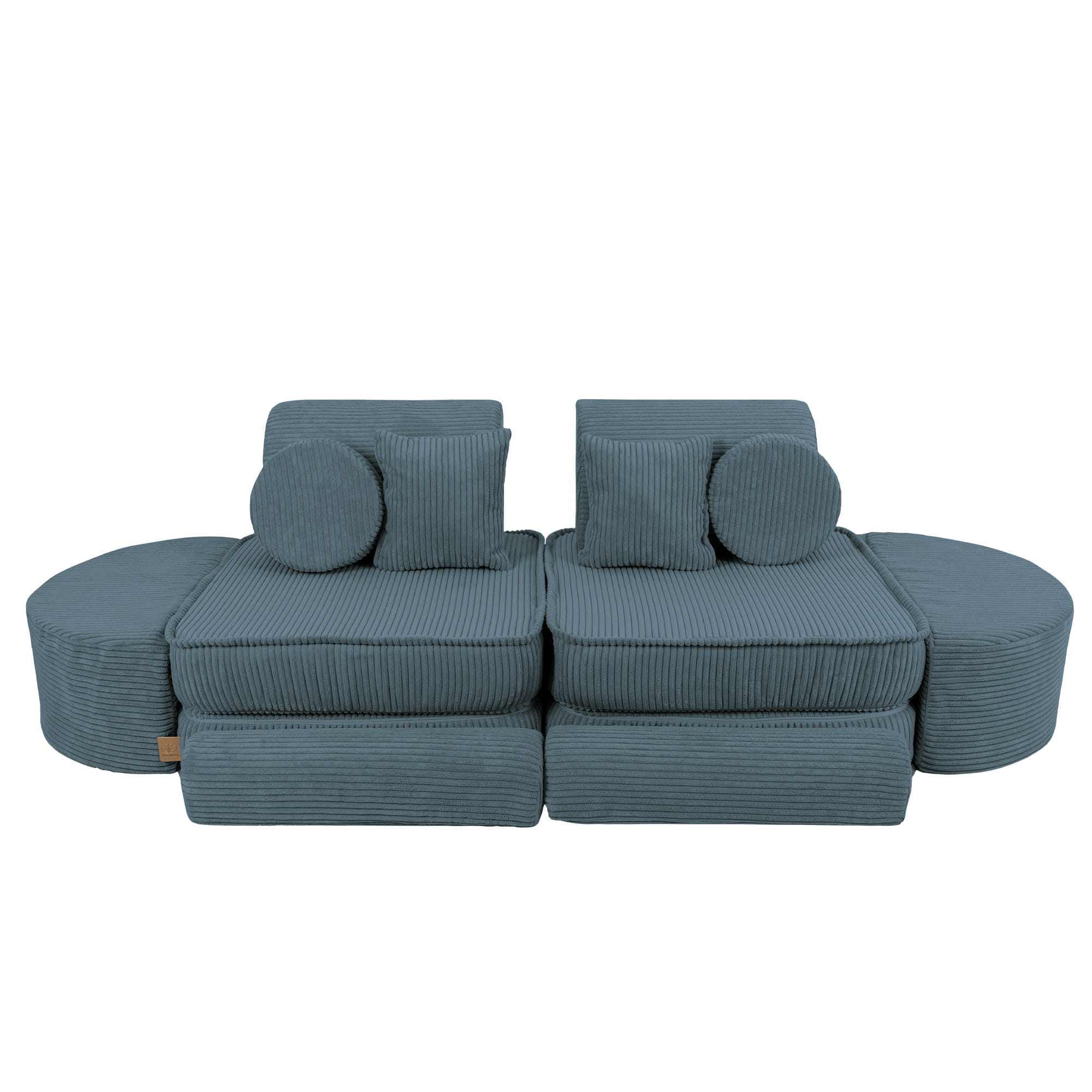 Medium Modular Sofa for Kids in Turquoise