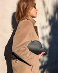 Luxury Chrome Leather Clutch – Handcrafted & Timeless Elegance by Tairi Roosve at www.brixbailey.com
