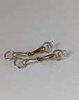 Silver Steed Snaffle Bit Stud Earrings