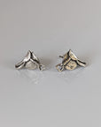 Silver Steed Silver Saddle Stud Earrings